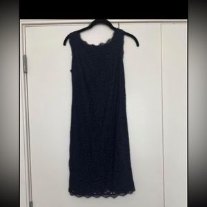 Adrianna Papell Navy Blue Lace Dress - Women’s Size 2